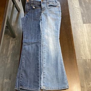 Girls Oshkosh size 7 boot cut jeans